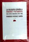 La filosofía española. Herederos y pretendientes