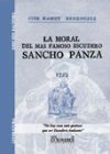 La moral del mas famoso escudero Sancho Panza