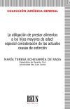 La obligación de prestar alimentos a los hijos mayores de edad