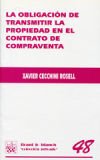 La obligación de transmitir la propiedad en el contrato de compraventa