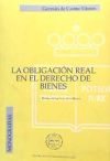 La obligación real en el Derecho de bienes