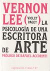La Psicología De Una Escritora De Arte De Lee, Vernon; Accorinti, Rafael