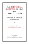 La república romana de 1849 y su constitución