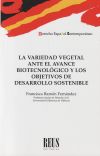 La variedad vegetal ante el avance biotecnológico y los objetivos de desarrollo sostenible