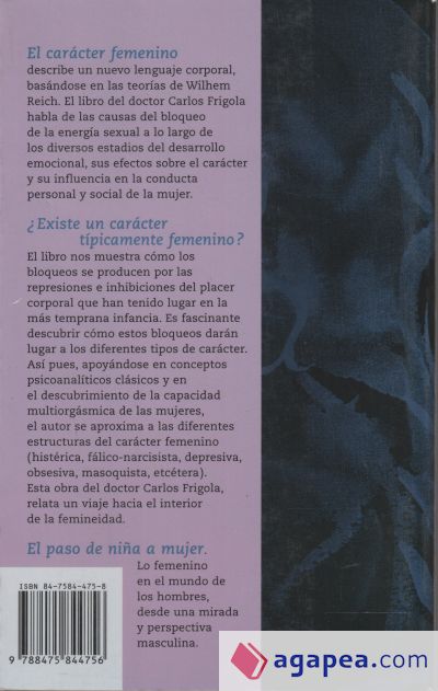 Car&aacute;cter femenino, El