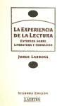 Portada de Experiencia de la lectura, la