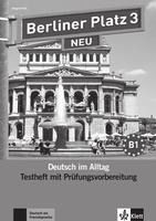Portada de Berliner Platz 3 NEU - Testheft mit Prüfungsvorbereitung 3 mit Audio-CD