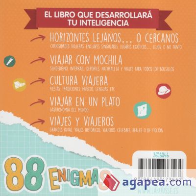 Enigmas para darle al coco. De viaje