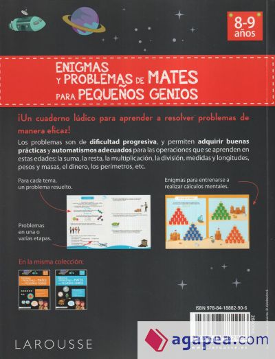 Enigmas y problemas de mates para pequeños genios (8-9 años)