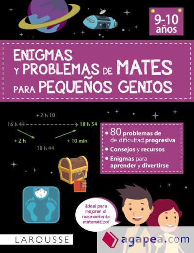 Enigmas y problemas de mates para pequeños genios (9-10 años)