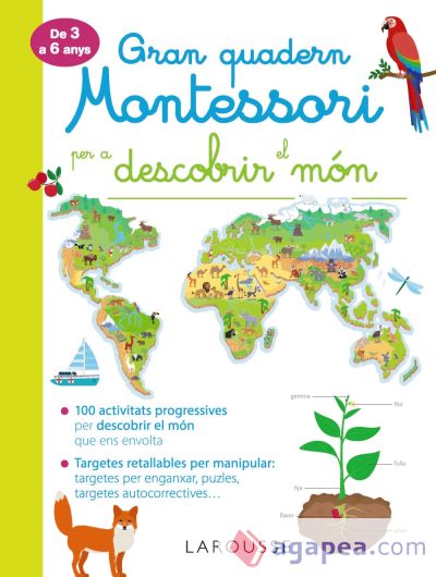 Gran quadern Montessori per descobrir el món