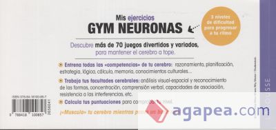 Gym neuronas. + de 70 juegos para ejercitar tu cerebro