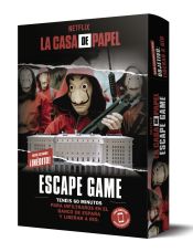 Portada de La Casa de Papel. Escape Game. Objetivo: liberar a Río