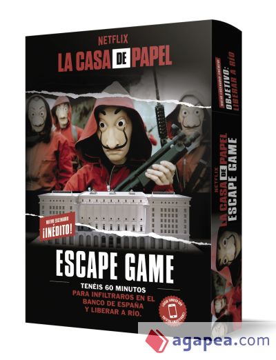 La Casa de Papel. Escape Game. Objetivo: liberar a Río