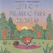 Portada de Letras y palabras para colorear