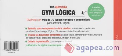 Mis ejercicios GYM LÓGICA Mis ejercicios GYM LÓGICA