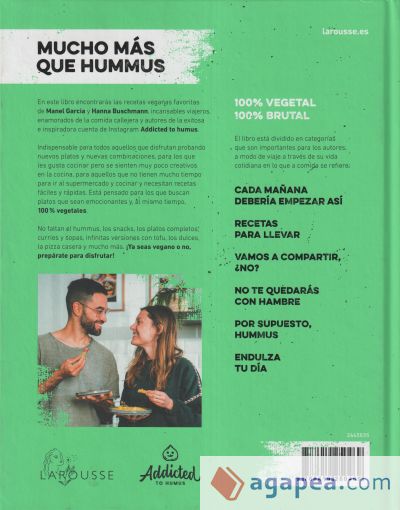 Mucho más que hummus. 100% vegetal