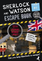 Portada de Sherlock & Watson. Escape book para repasar inglés. 13-14 años