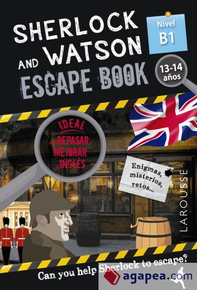 Sherlock & Watson. Escape book para repasar inglés. 13-14 años