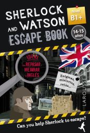 Portada de Sherlock & Watson. Escape book para repasar inglés. 14-15 años
