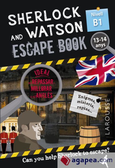 Sherlock & Watson. Escape book per repassar anglès. 13-14 anys
