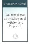 Las Menciones De Derechos En El Registro De La Propiedad