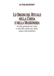 Portada de Le Origini del Rituale nella Chiesa e nella Massoneria (Ebook)