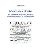 Portada de Le due culture e il latino (Ebook)