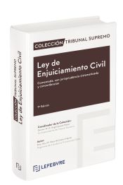 Portada de Ley de Enjuiciamiento Civil Comentada 9ª Edición: Colección Tribunal Supremo