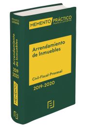 Portada de Memento Arrendamiento de Inmuebles 2019-2020