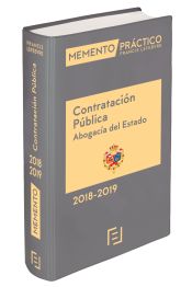 Portada de Memento Contratación Pública (Abogacía del Estado) 2017-2018
