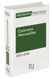 Portada de Memento Contratos Mercantiles 2017-2018