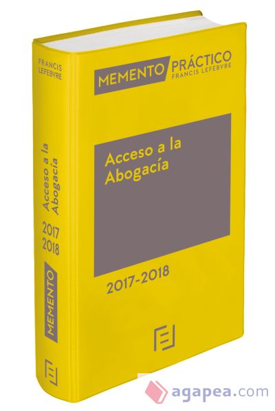 Memento Práctico Acceso a la Abogacía 2017-2018