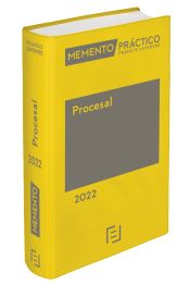 Portada de Memento Procesal 2022