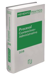 Portada de Memento Procesal Contencioso-Administrativo 2018