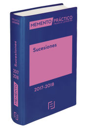 Portada de Memento Sucesiones 2017-2018