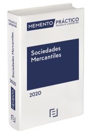 Portada de MEMENTO PRÁCTICO SOCIEDADES MERCANTILES 2020