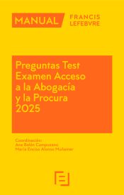 Portada de Manual Preguntas Test Acceso a la Abogacía y la Procura 2025