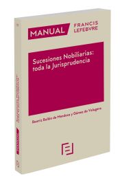 Portada de Manual Sucesiones Nobiliarias: Toda la Jurisprudencia