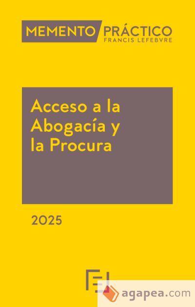 Memento Acceso a la Abogacía y la Procura 2025