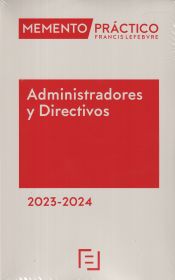 Portada de Memento Administradores y Directivos 2023-2024