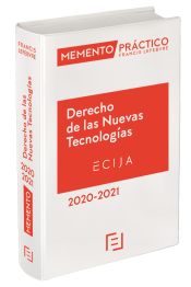 Portada de Memento Derecho de las Nuevas Tecnologías 2020-2021