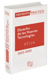 Portada de Memento Derecho de las Nuevas Tecnologías 2022-2023