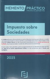 Portada de Memento Impuesto sobre Sociedades 2023