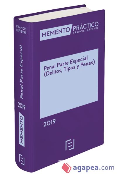 Memento Penal (Delitos, Tipos y Penas) 2019 CGAE