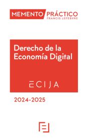 Portada de Memento Práctico Derecho de la Economía Digital 2024-2025