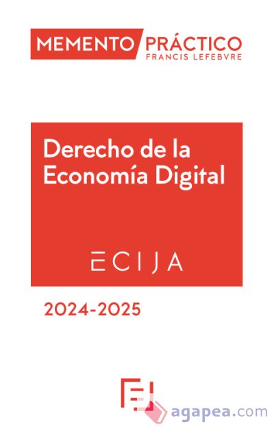 Memento Práctico Derecho de la Economía Digital 2024-2025