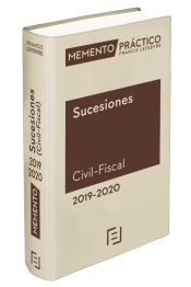 Portada de Memento Sucesiones (Civil-Fiscal) 2019-2020