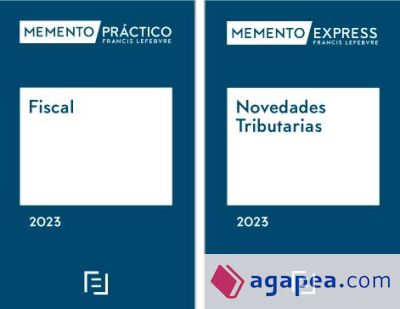 Pack Memento Fiscal 2023 + Memento Express Novedades Tributarias2023