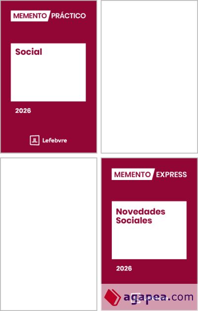 Pack Memento Social 2026 + Memento Express Novedades Sociales 2026 Pack Memento Social 2026 + Memento Express Novedades Sociales 2026